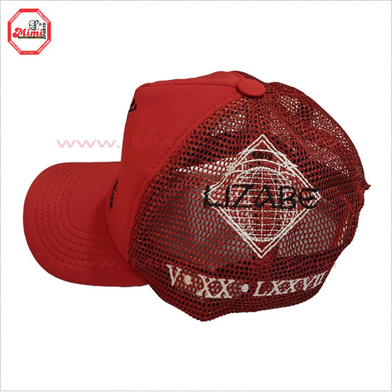 Custom Logo Bulk Fashion Design animal Plain embroidery baseball cap 5 panel trucker Mesh hats cap - 8002