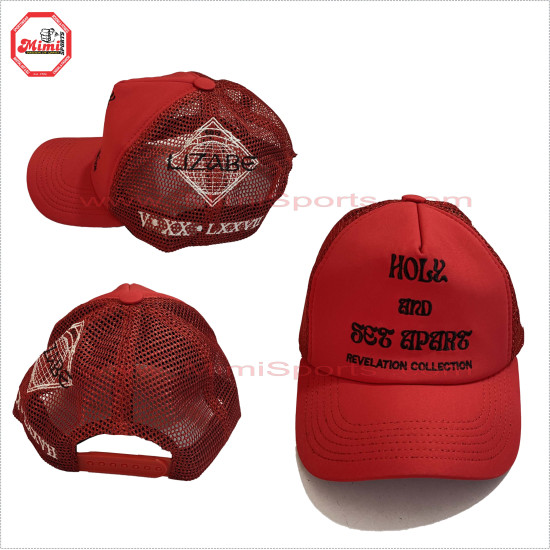 Custom Logo Bulk Fashion Design animal Plain embroidery baseball cap 5 panel trucker Mesh hats cap - 8002