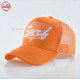 Orange 5 Panel Trucker Cap Professional Custom Printing Embroidery Logo Mesh Premium Foam Trucker Hat - 8010