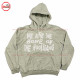 best Selling Hoodie Heather grey Pull Over with Puff Printing on Front with your custom designs-2007