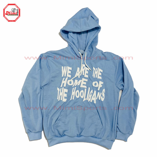 best Selling Hoodie Heather grey Pull Over with Puff Printing on Front with your custom designs-2007