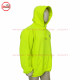 Florescent Yellow Hoodie Made of 100% Cotton Fabric with Screen Printed, Embroidery and Chenille Patches-2017