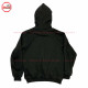 Black Pull Over Sweat Suit with Elasticated Sweat Pant with your Custom Logo Printed, Embroidery Chenille Patches - 1005