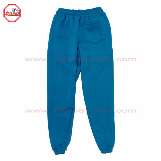 Sky Blue Pull Over Sweat Suit with Elasticated Sweat Pant with your Custom Logo Printed, Embroidery Chenille Patches -1007