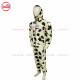 Sweat Off White with Custom Camouflage green colors contrast with Puff Printing and Silver Metal Zipper -1003