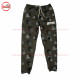 Sweat Suit Dark Grey Camo with Custom Camouflage green colors contrast with Puff Printing and Silver Metal Zipper - 1008