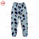 Sweat Suit Light Blue Camo with Custom Camouflage green colors contrast with Puff Printing and Silver Metal Zipper -1006