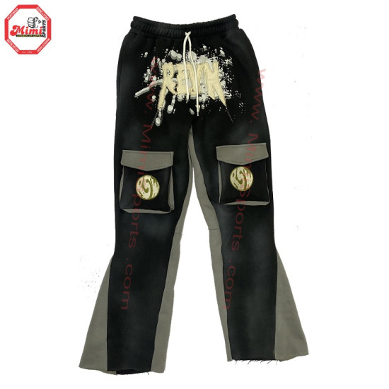 Trending Black Sweat Pant made of 100% Fleece Fabric with your Custom Design Puff Printing , Screen Printing , DTG Print , Embroidery , Chenille Patches - 21002