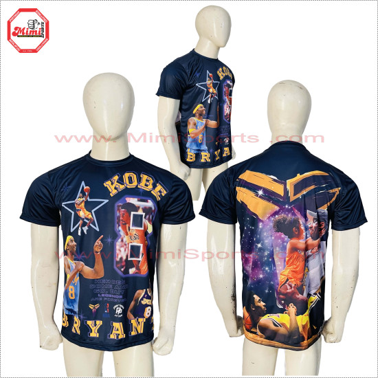 Sublimation Printed Tshirts made of 100% Polyester fabric custom design low Price , Low MOQ - 3001