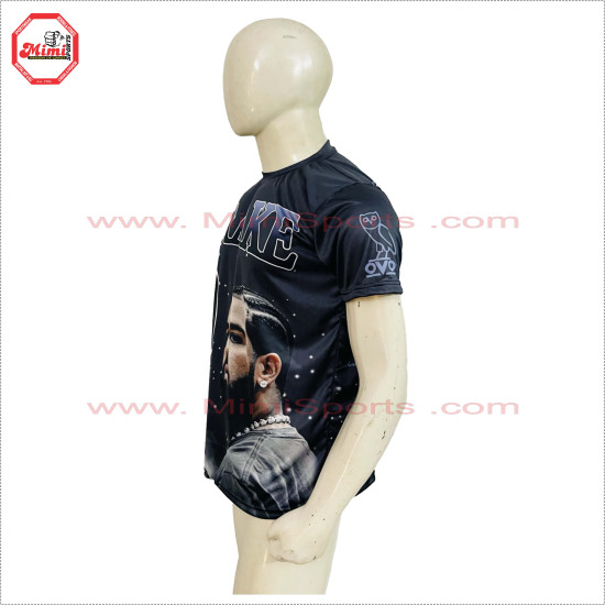 Sublimation Printed Tshirts made of 100% Polyester fabric custom design low Price , Low MOQ - 3003