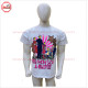 Digital Screen Printed White Tshirts with any of your picture printed custom design low price, LOW MOQ - 3004