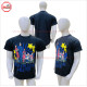 Digital Screen Printed Jet Black Tshirts with any of your picture printed custom design low price, LOW MOQ - 3009