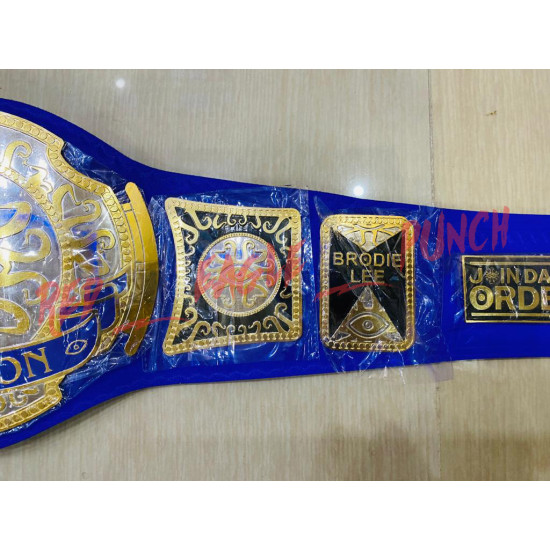 Brodie Lee Dark Order Championship Belt Adult Size Replica 2mm Brass -1011