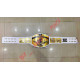 Intercontinental Heavyweight Championship Wrestling Replica Belt White BRASS 2mm -1004