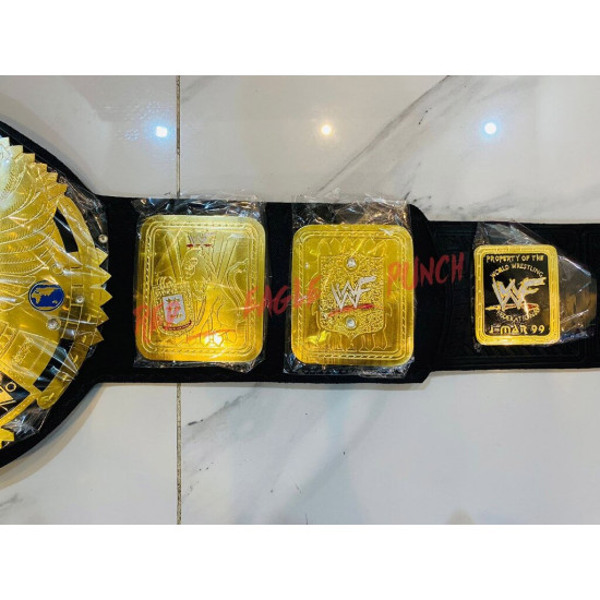 WWF Big Eagle World Heavy Weight Wrestling Championship Belt (Replica) 2mm Adult -1010