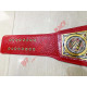 WORLD HEAVYWEIGHT CHAMPIONSHIP REPLICA TITLE BRASS BELT RED ADULT SIZE 2MM - CHAMP-1002