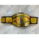 WWF New Intercontinental Heavyweight Championship Replica Wrestling Belt Black Brass -1006