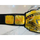 WWF New Intercontinental Heavyweight Championship Replica Wrestling Belt Black Brass -1006