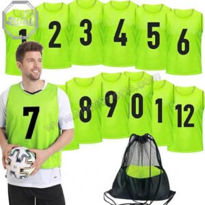 Custom Mesh Pinnies | Logo Practice Bibs for Soccer & Basketball — Mimi Sports USA