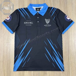 Men's Moisture-Wicking Polo Tee | Performance Training Sportswear — Mimi Sports USA