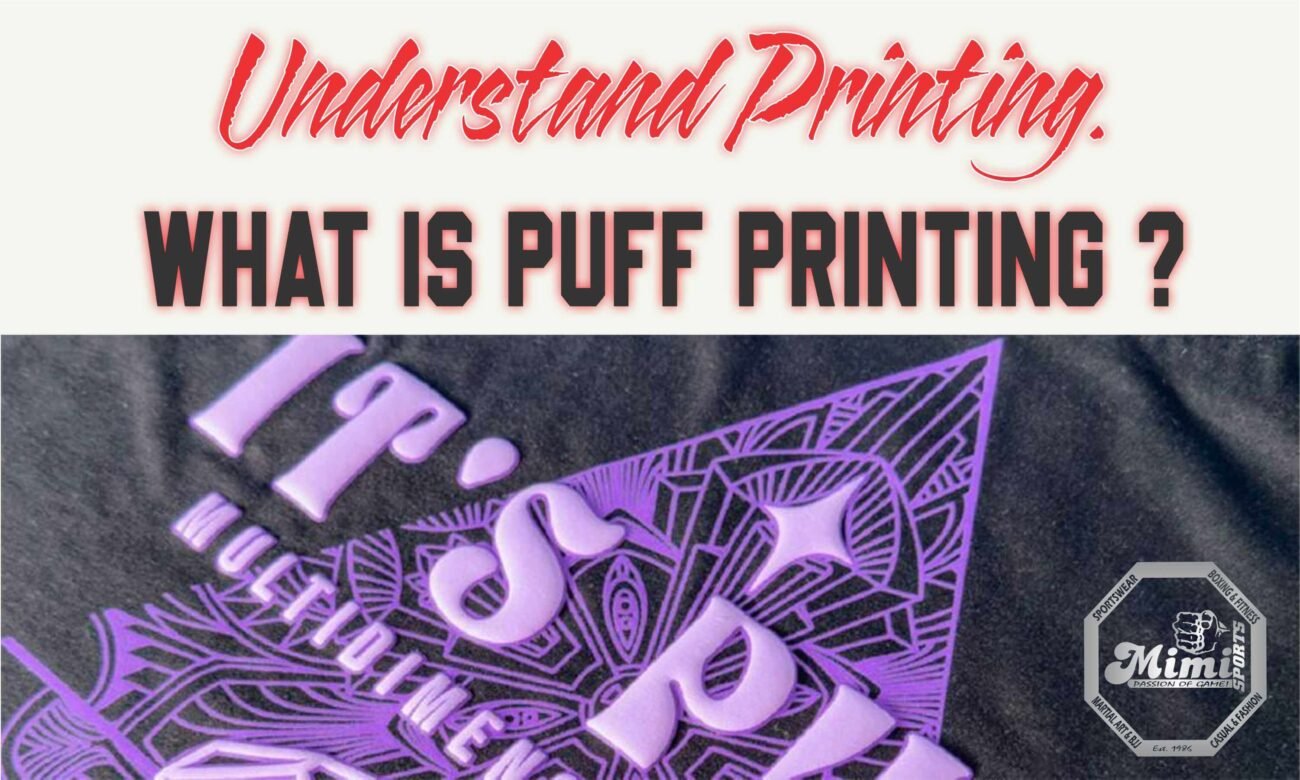 Close-up of 3D puff printing on a custom fleece hoodie showing the raised foam-based texture and sharp edges by MimiSports USA.