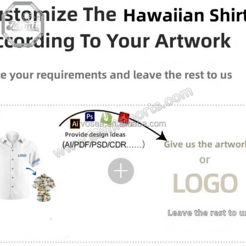 Technical view of MimiSports USA Palm City shirt showing high-definition reactive printing on premium soft-touch fabric.