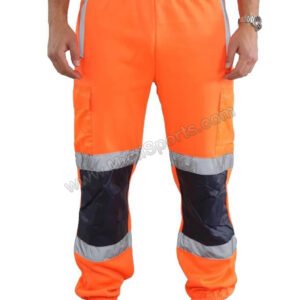 Custom MimiSports® Men’s Reflective Utility Work Pants – High-Visibility Safety Gear USA