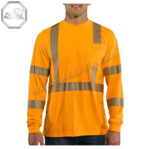 Custom Reflective Workwear T-Shirt – High-Vis Safety | MimiSports USA