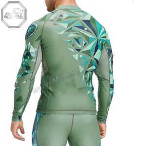 Custom MMA Rash Guard – Long Sleeve Snake Graphic Design | MimiSports USA – Chicago