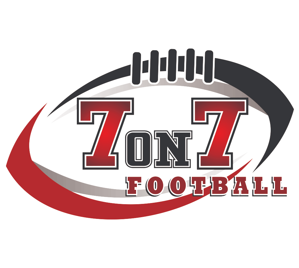 High-performance custom 7v7 football apparel by MimiSports USA, featuring elite sublimation, 3D puff printing, and embroidery options for teams and academies.